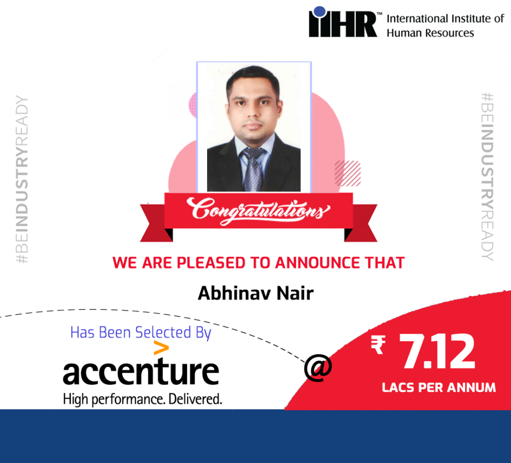 Congratulations Abhinav Nair!