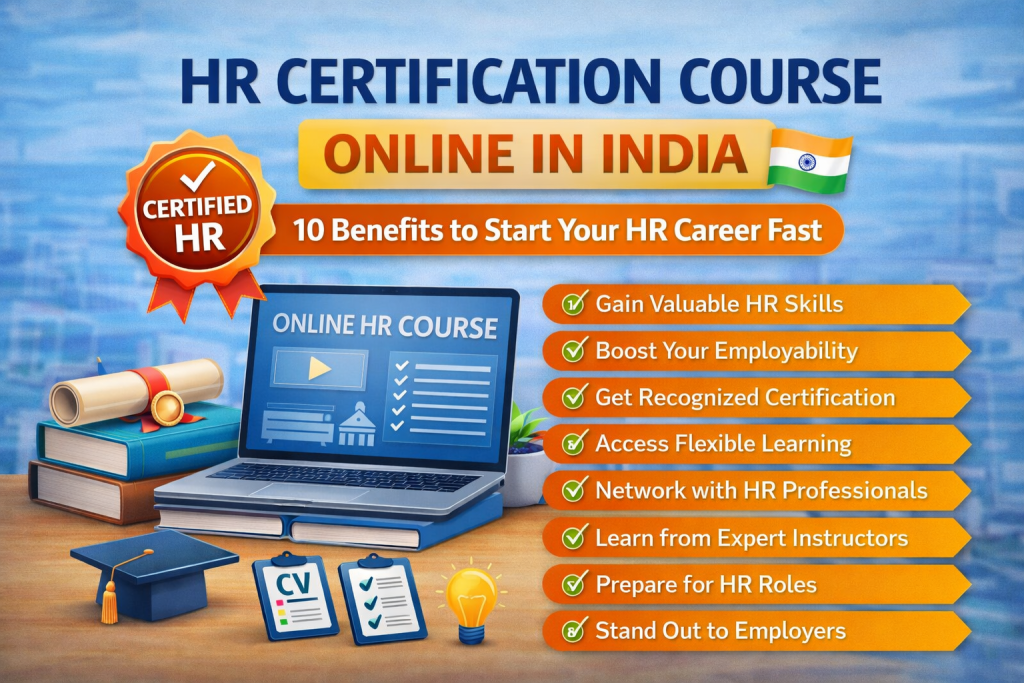 HR certification course online in India